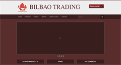 Desktop Screenshot of bilbaotrading.com