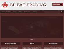 Tablet Screenshot of bilbaotrading.com